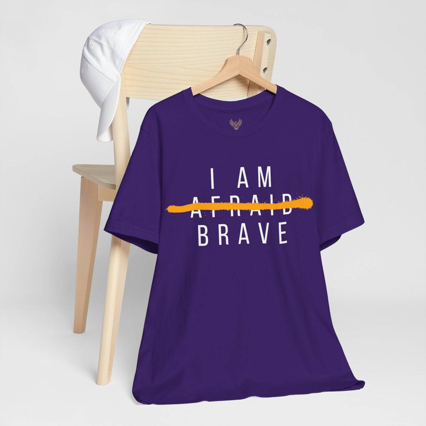 I Am Brave - Inspirational, Motivational Graphic T Shirt For Men and Women