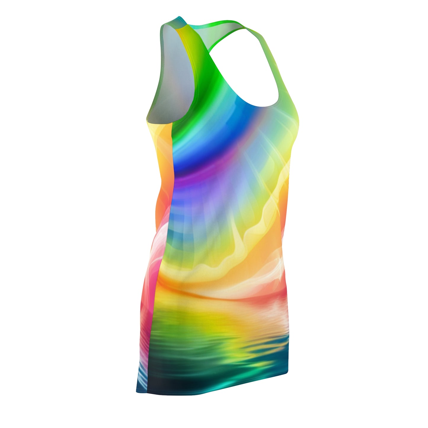 The Whole Color Spectrum - Cut & Sew Racerback Dress