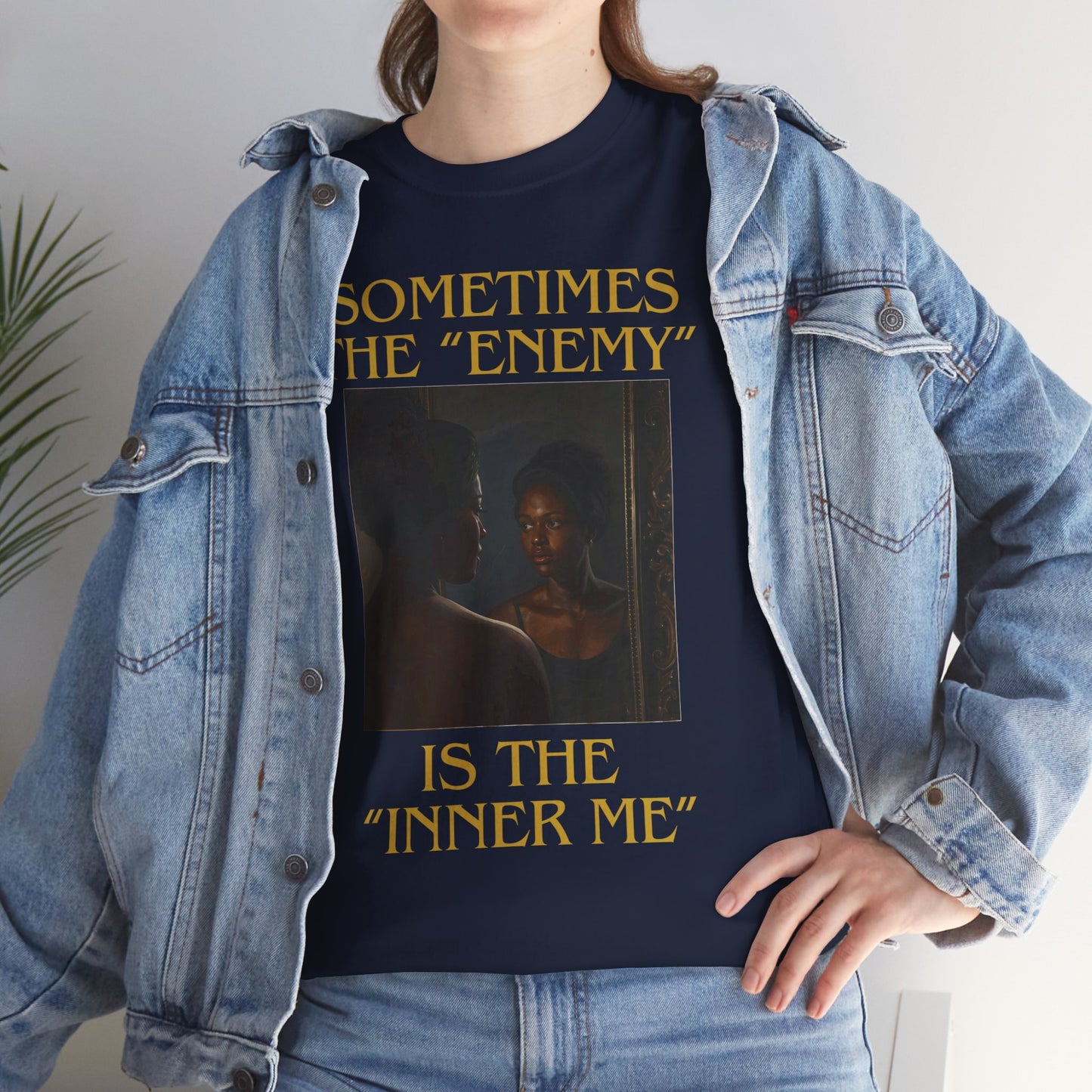"Sometimes the Enemy, Is the Inner Me" - T-Shirt for Women