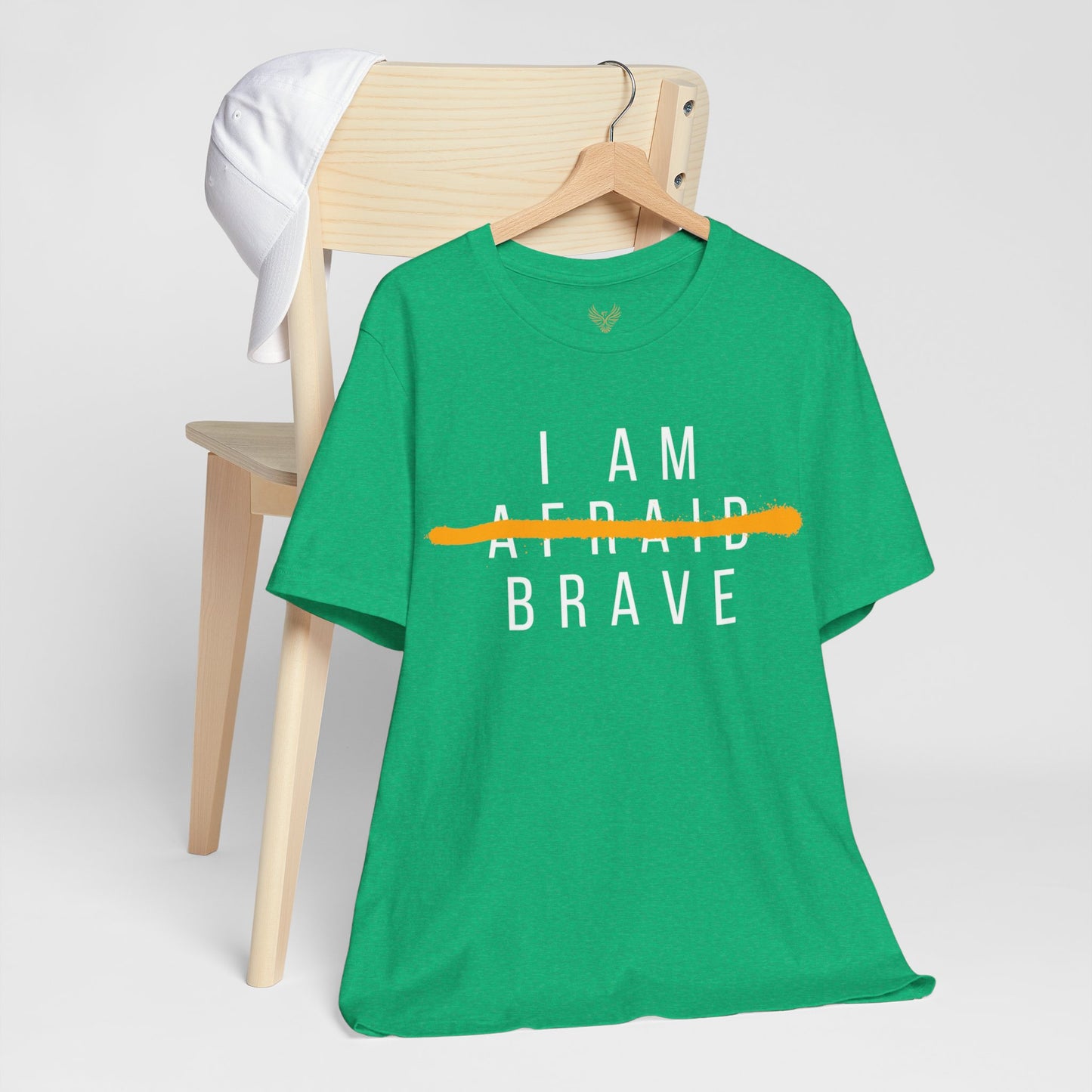 I Am Brave - Inspirational, Motivational Graphic T Shirt For Men and Women
