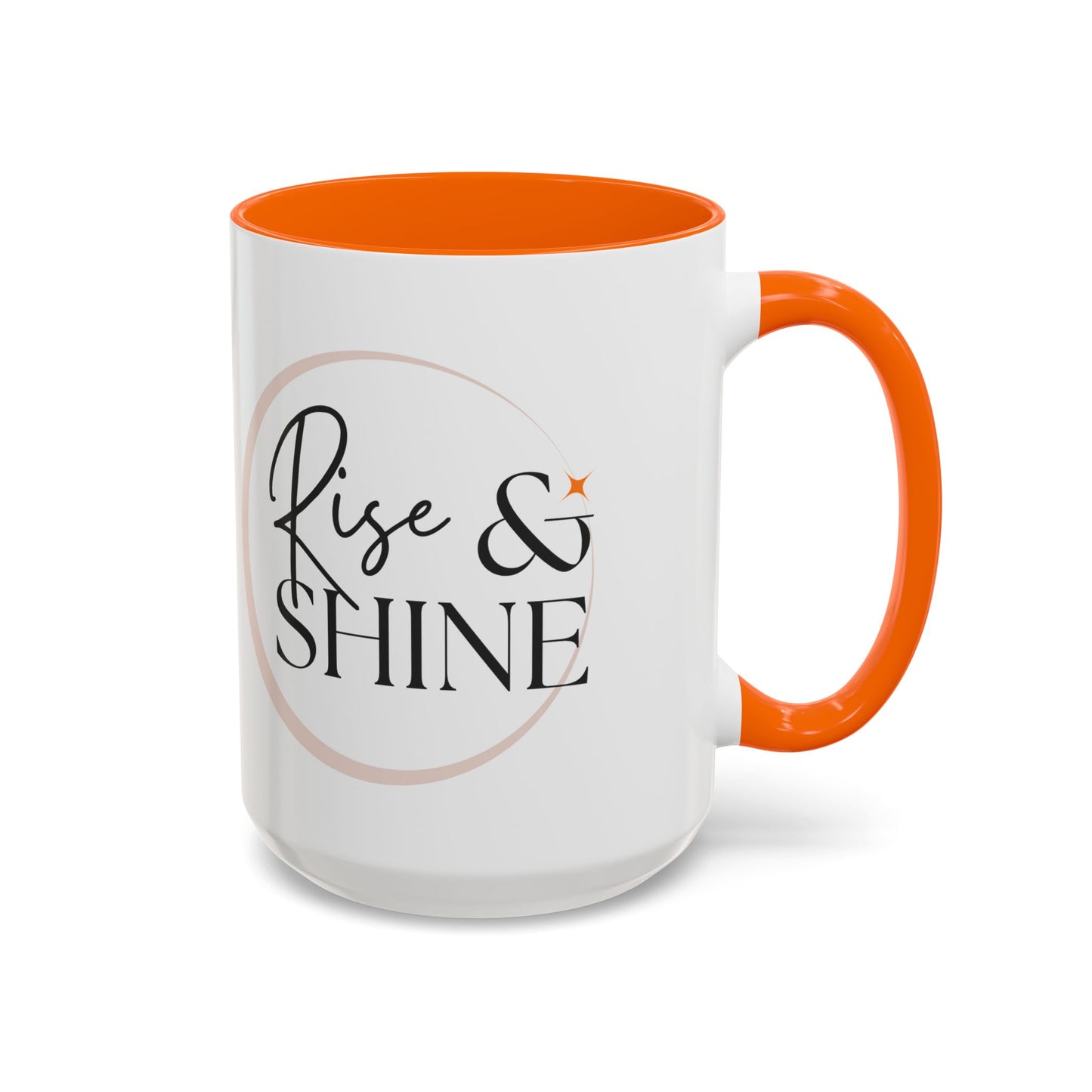 Rise and Shine Accent Coffee Mug For Coffee Lovers, 11oz