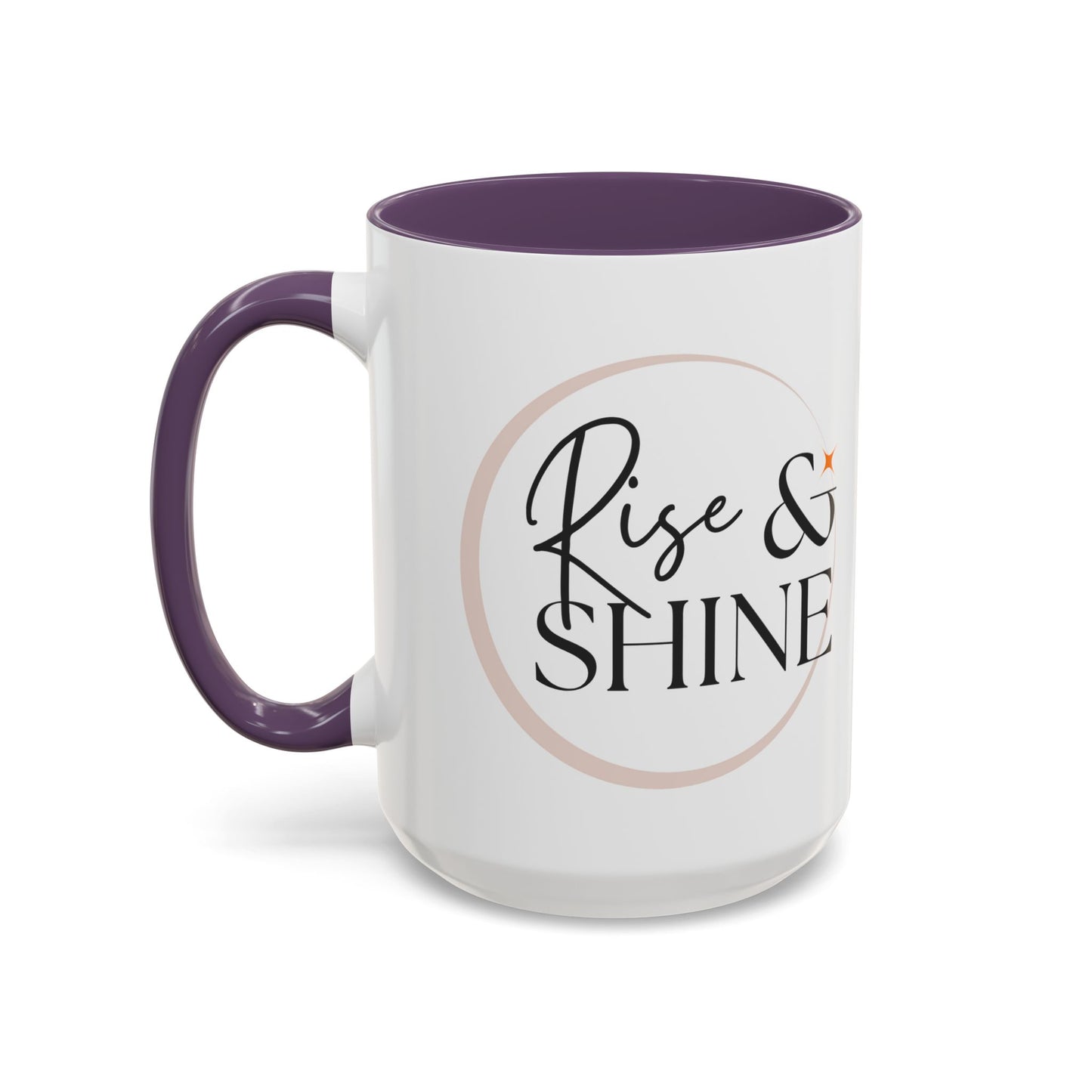 Rise and Shine Accent Coffee Mug For Coffee Lovers, 11oz