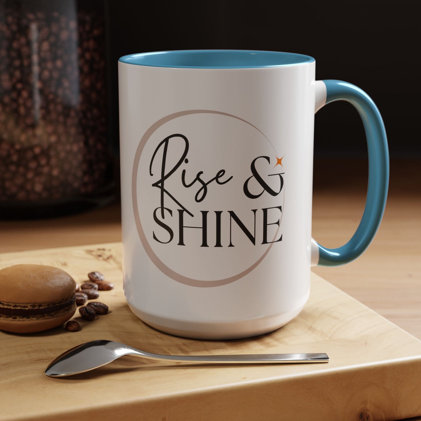 Rise and Shine Accent Coffee Mug For Coffee Lovers, 11oz