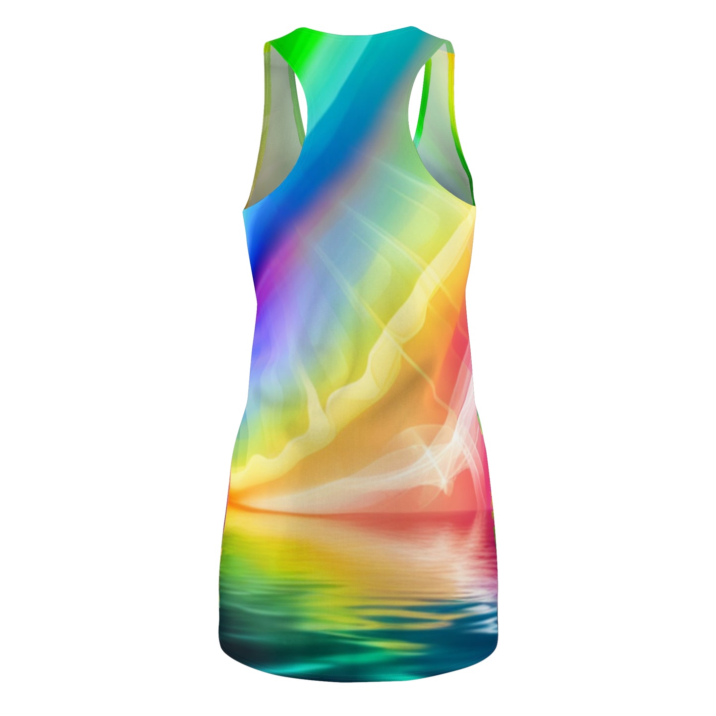 The Whole Color Spectrum - Cut & Sew Racerback Dress