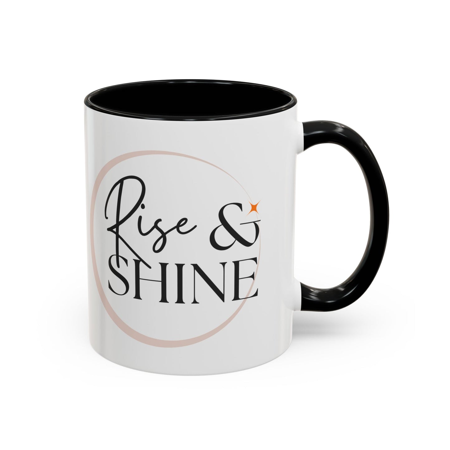 Rise and Shine Accent Coffee Mug For Coffee Lovers, 11oz