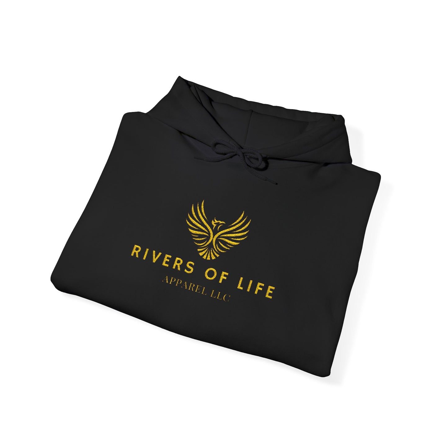 Rivers of Life Unisex Hoodie - Cozy Sweatshirt for Nature Lovers, Artistic Gift, Fall Wardrobe Staple, Spiritual Clothing, Warm Layer
