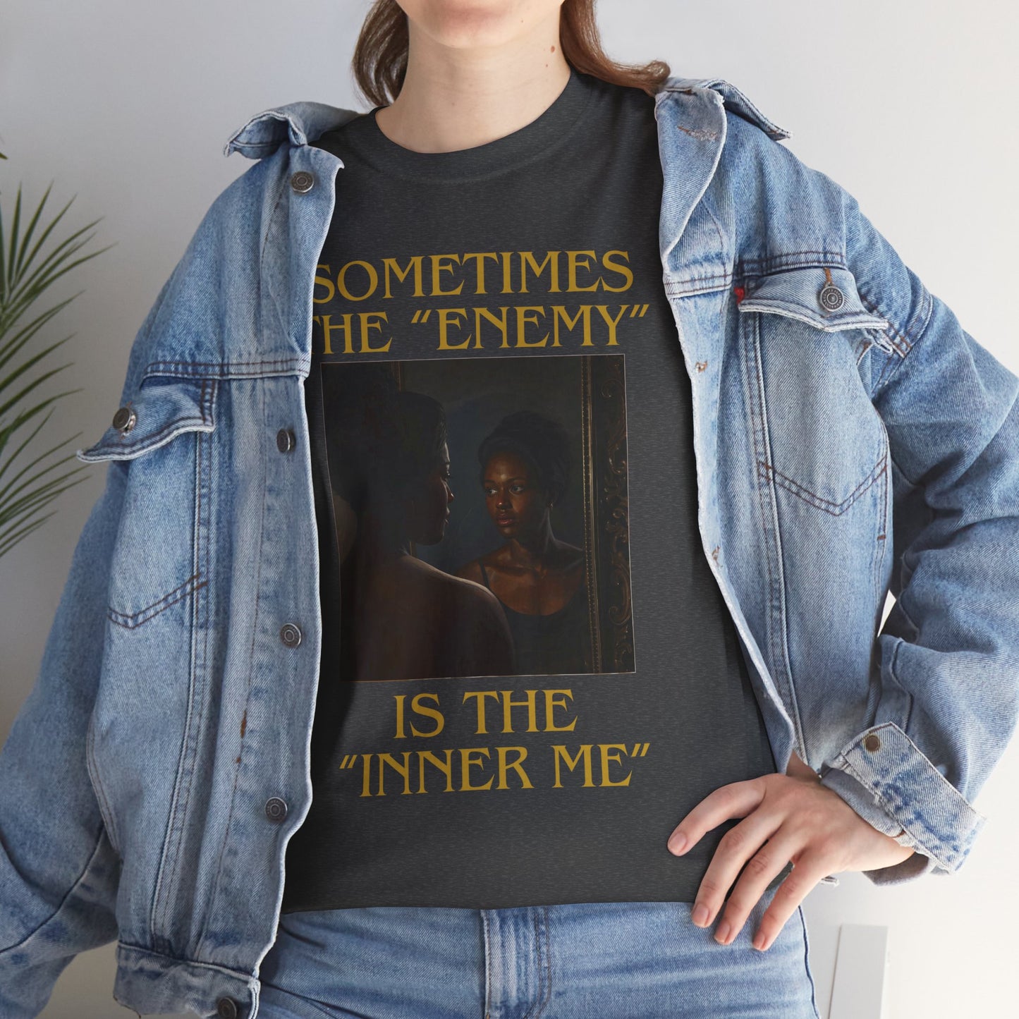 "Sometimes the Enemy, Is the Inner Me" - T-Shirt for Women
