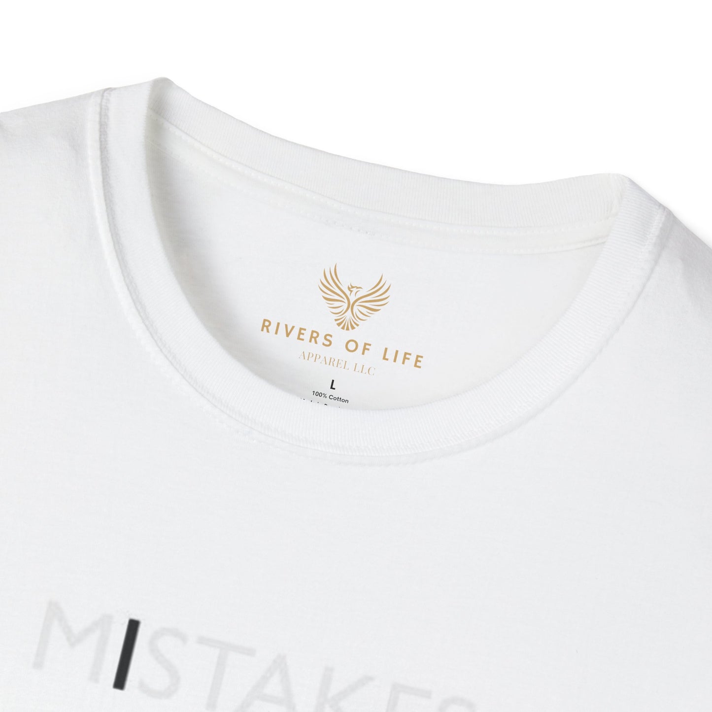 Mistakes Unisex Softstyle T-Shirt, Casual Wear, Inspirational Tee, Gift for Friends, Everyday Comfort