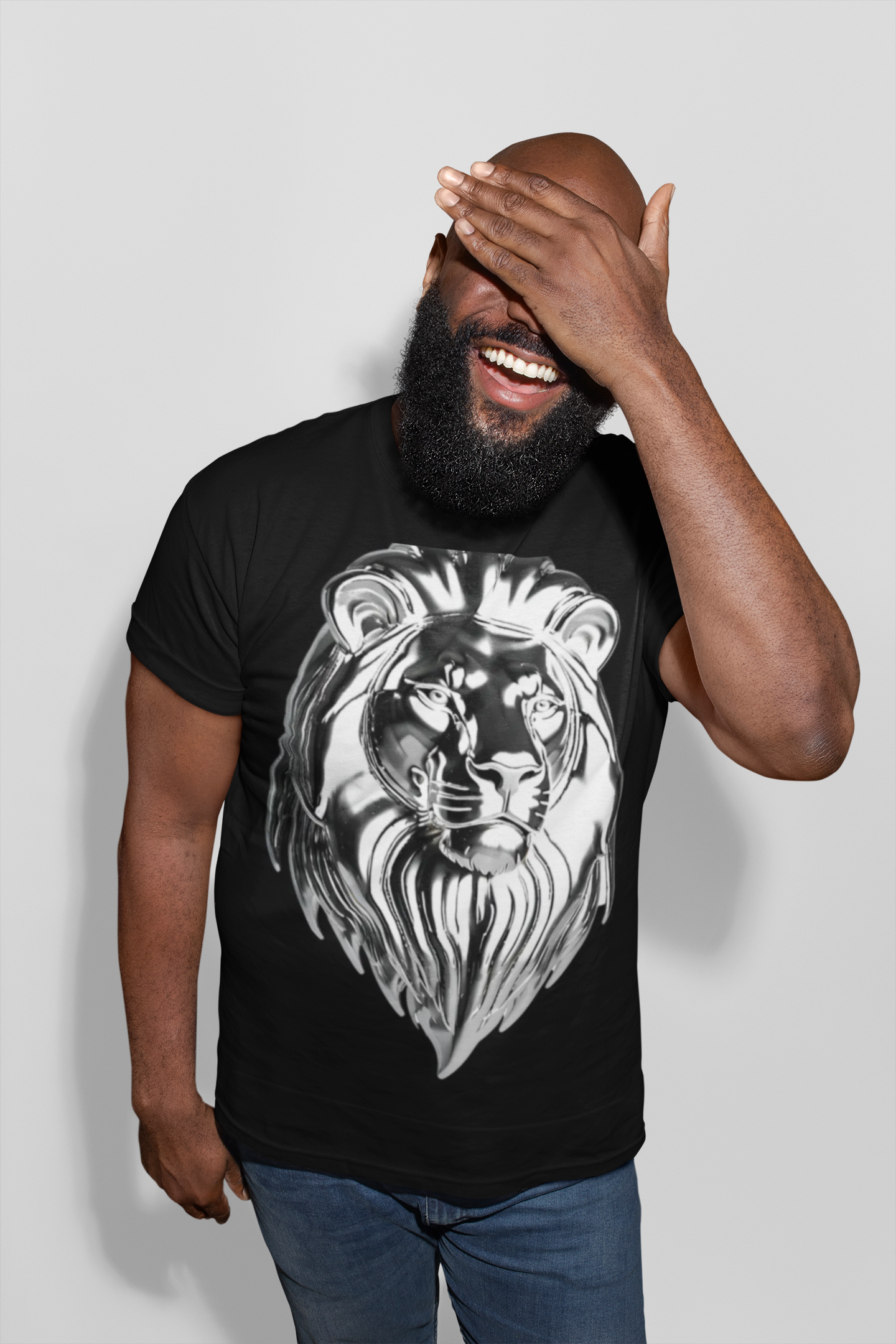 3D Chrome Lion