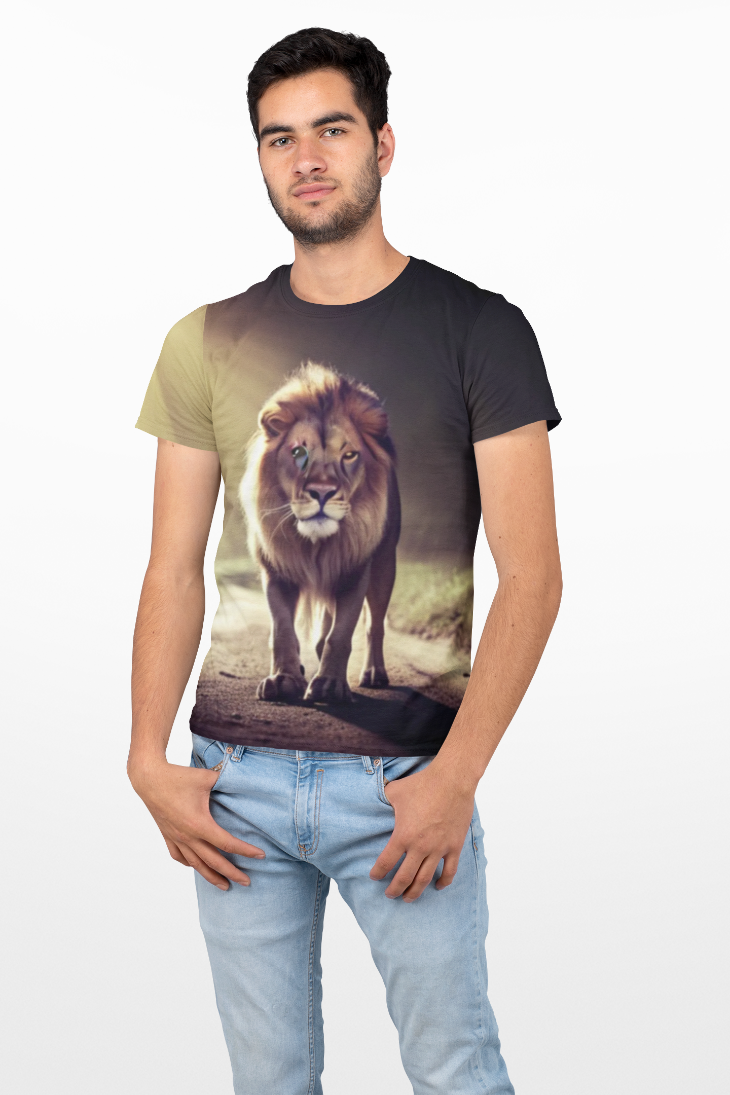 King Of The Jungle - All Over Print T-Shirt - For Men