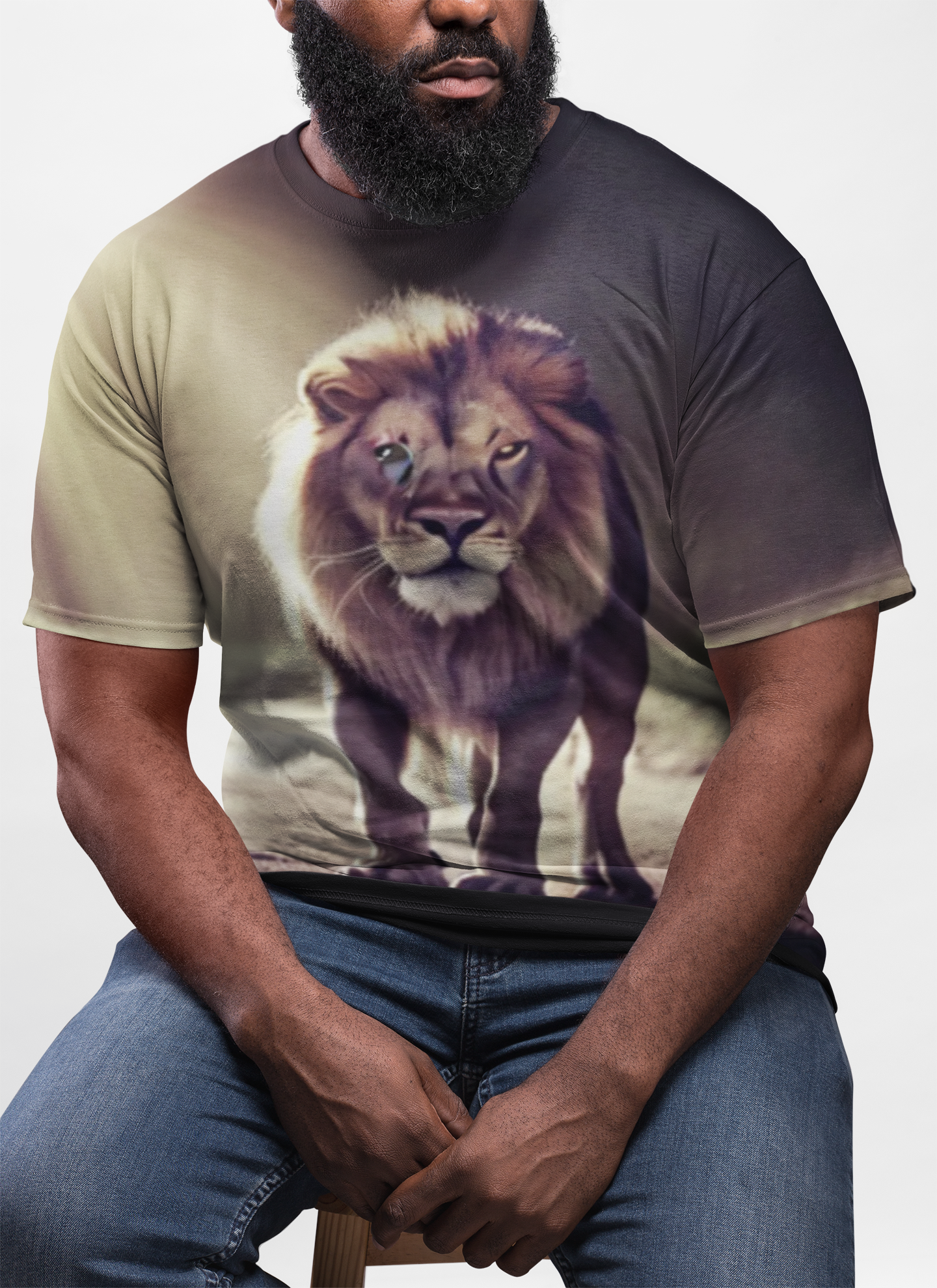King Of The Jungle - All Over Print T-Shirt - For Men