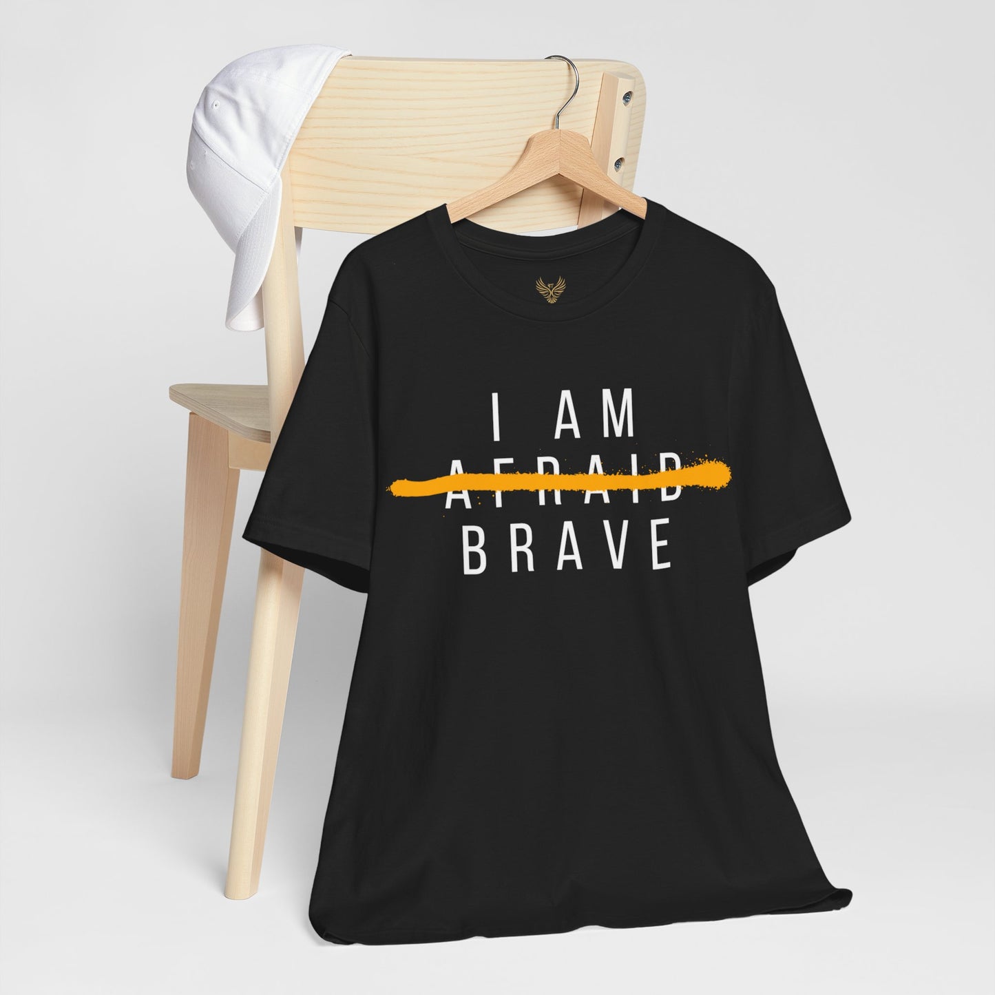 I Am Brave - Inspirational, Motivational Graphic T Shirt For Men and Women