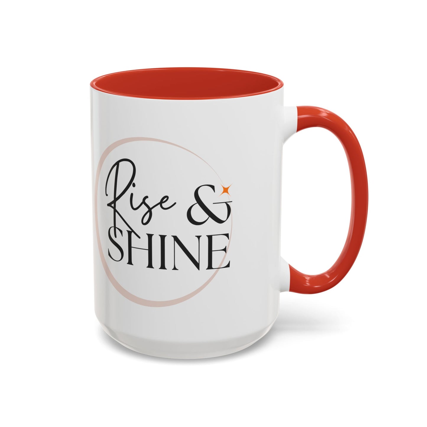 Rise and Shine Accent Coffee Mug For Coffee Lovers, 11oz