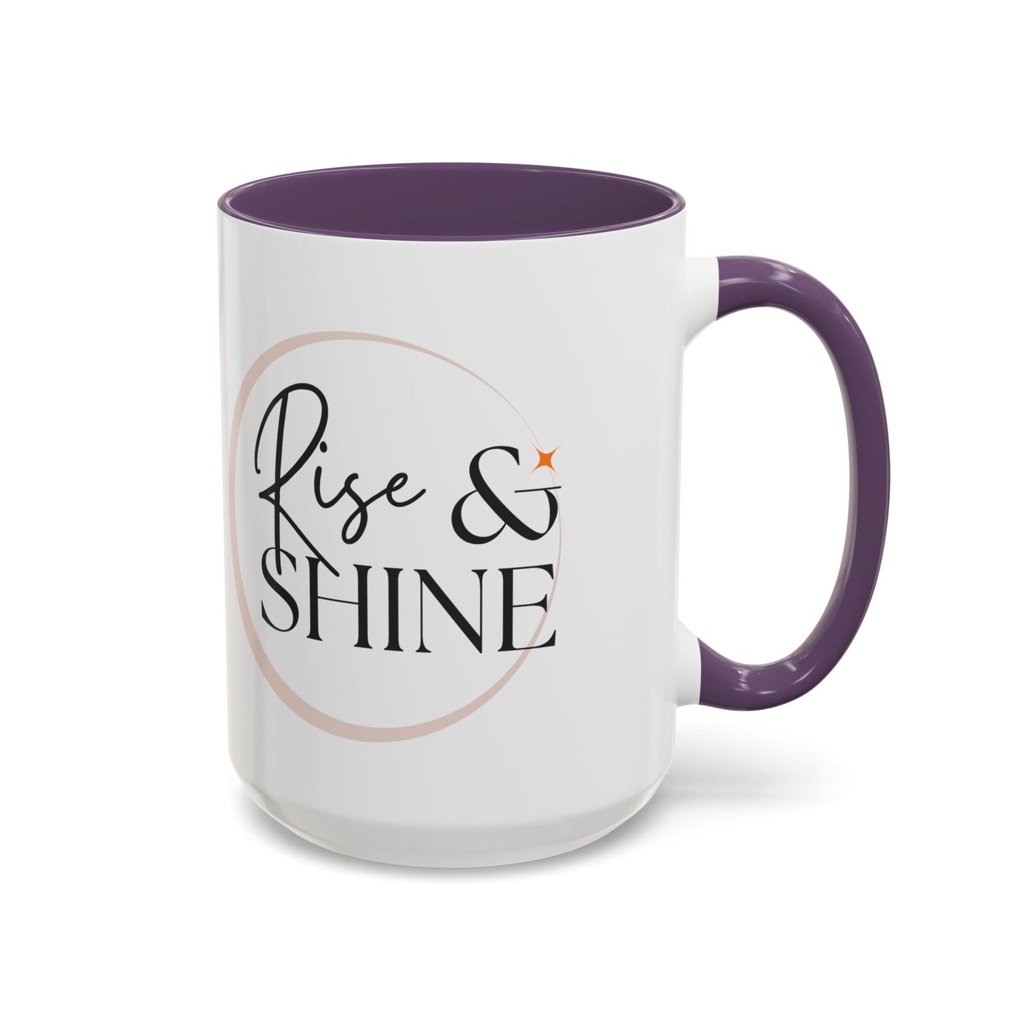 Rise and Shine Accent Coffee Mug For Coffee Lovers, 11oz