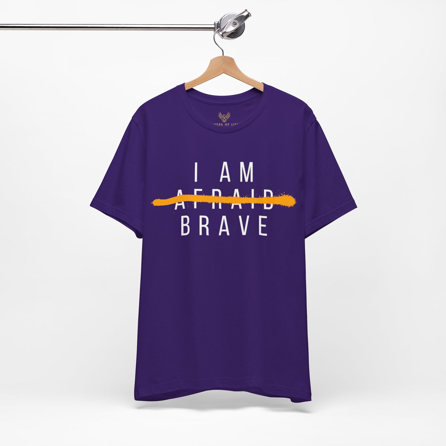 I Am Brave - Inspirational, Motivational Graphic T Shirt For Men and Women