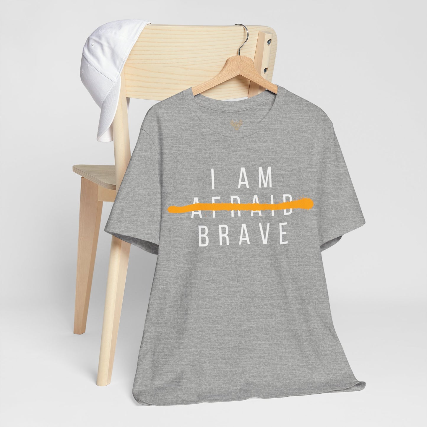 I Am Brave - Inspirational, Motivational Graphic T Shirt For Men and Women
