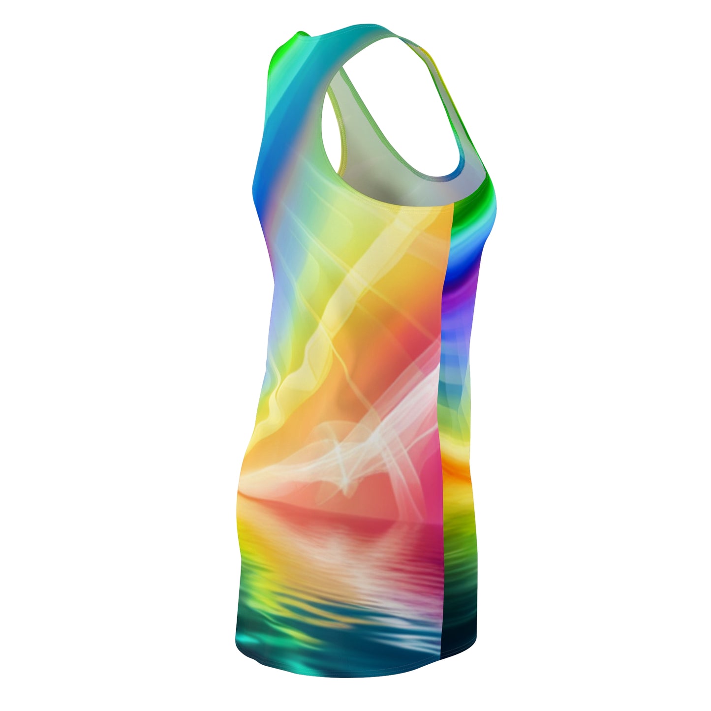 The Whole Color Spectrum - Cut & Sew Racerback Dress