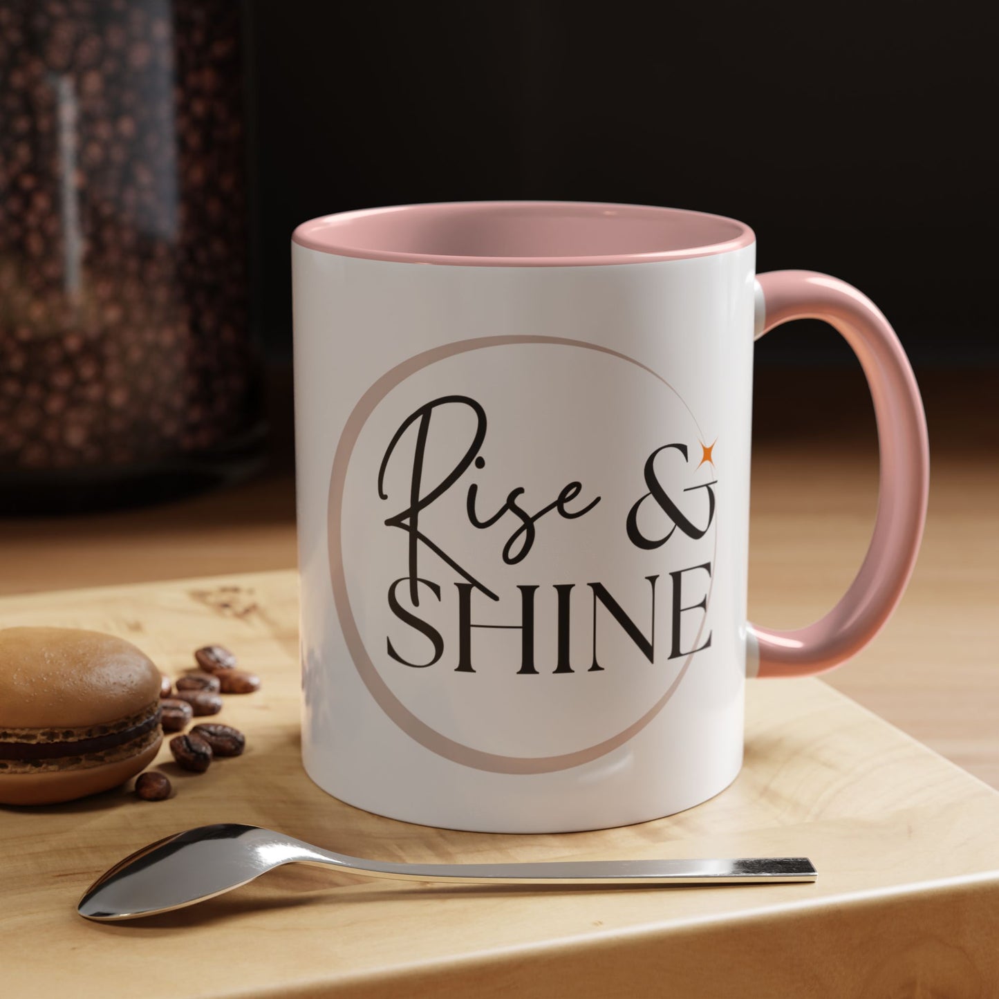 Rise and Shine Accent Coffee Mug For Coffee Lovers, 11oz