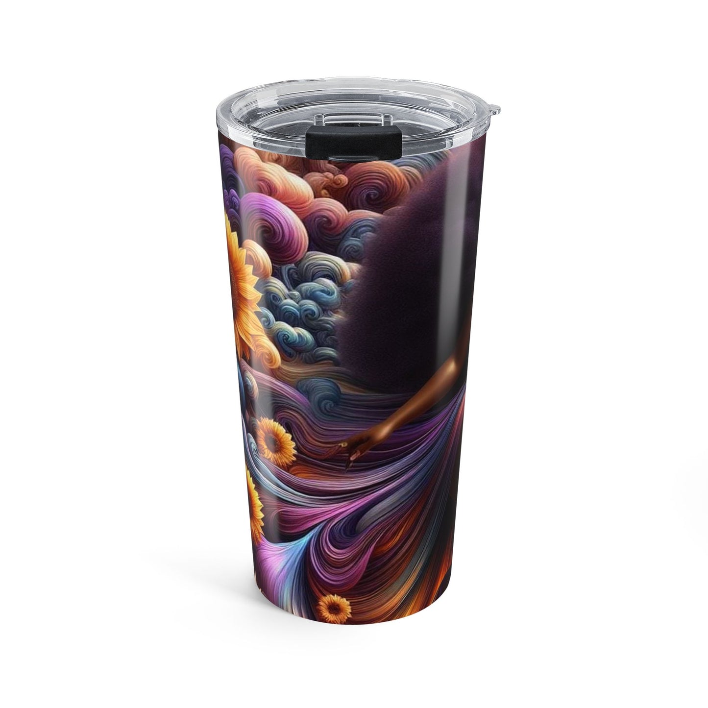 Melenated Flowers - Artistic Tumbler
