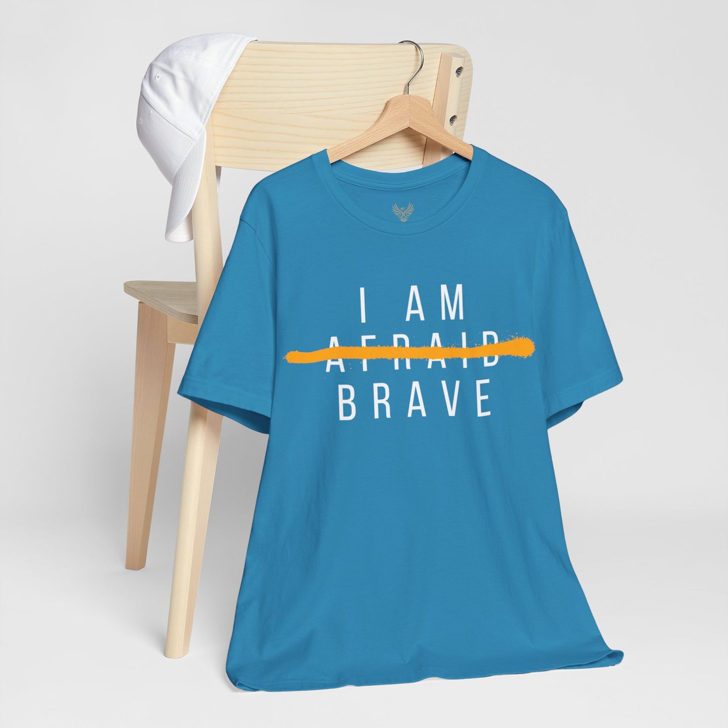 I Am Brave - Inspirational, Motivational Graphic T Shirt For Men and Women
