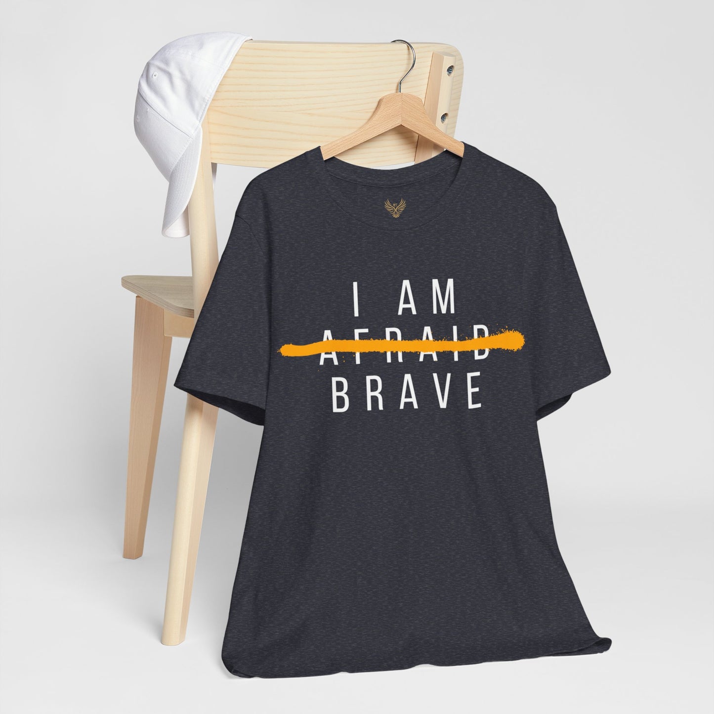 I Am Brave - Inspirational, Motivational Graphic T Shirt For Men and Women