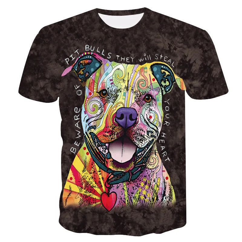 ELECTRIC LION - Men's Quick Dry 3D Printed Short Sleeve Fitness Running T-Shirt