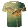 ELECTRIC LION - Men's Quick Dry 3D Printed Short Sleeve Fitness Running T-Shirt