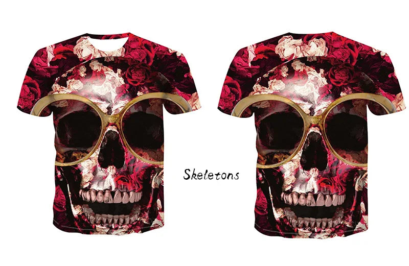 ELECTRIC LION - Men's Quick Dry 3D Printed Short Sleeve Fitness Running T-Shirt