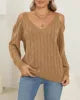 Casual Long Sleeve off the Shoulder Ladies Knitwear Pullover