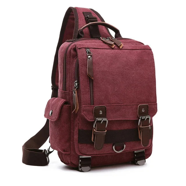 new Small Canvas Backpack Men Travel Back Pack Multifunctional Shoulder Bag for Women Laptop Rucksack School Bags Female Daypack
