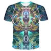 ELECTRIC LION - Men's Quick Dry 3D Printed Short Sleeve Fitness Running T-Shirt