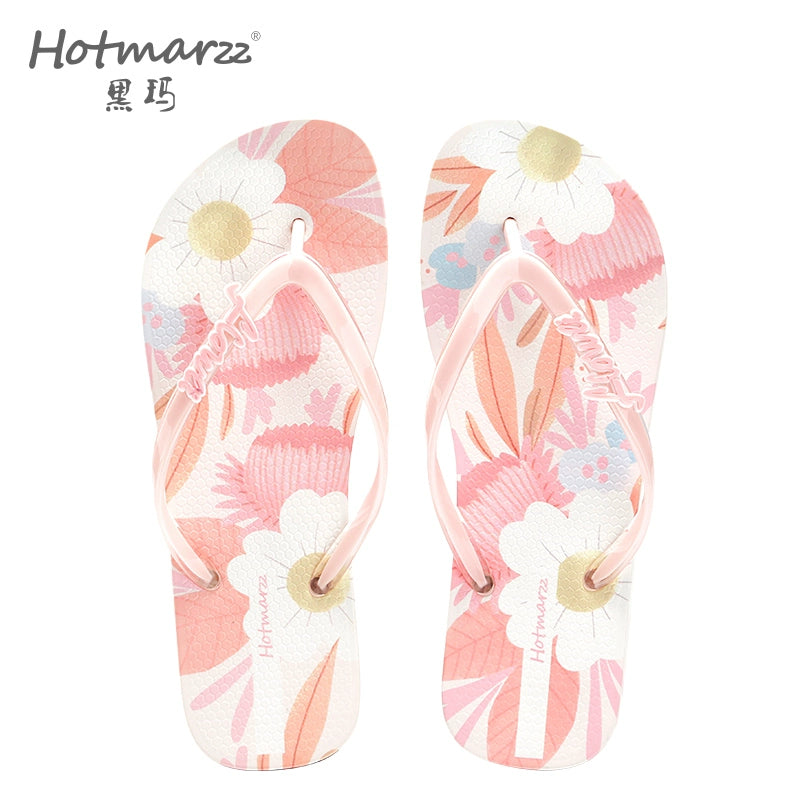 Hotmarzz Fashion Plywood Bathroom Bath Flip Flops