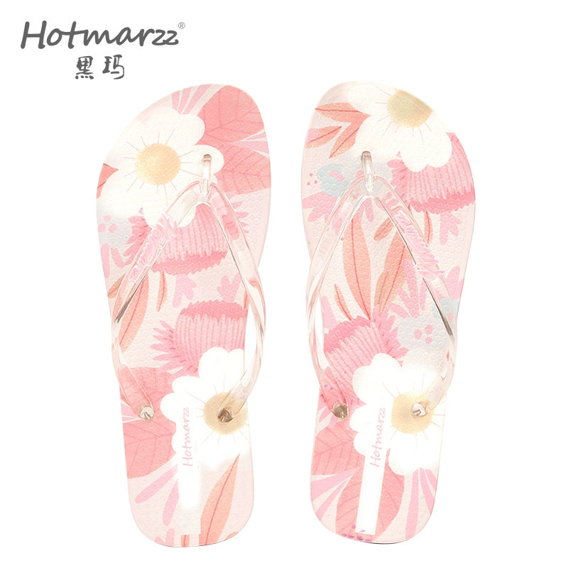 Hotmarzz Fashion Plywood Bathroom Bath Flip Flops