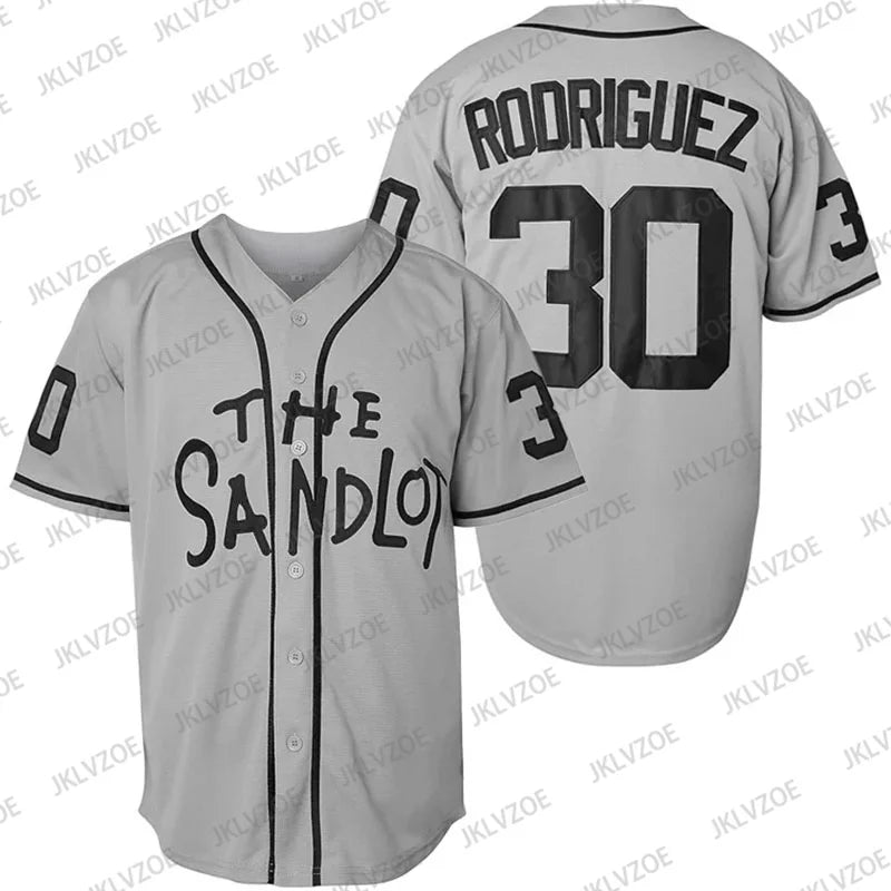 The Sandlot Rodriguez 30 Baseball Jersey