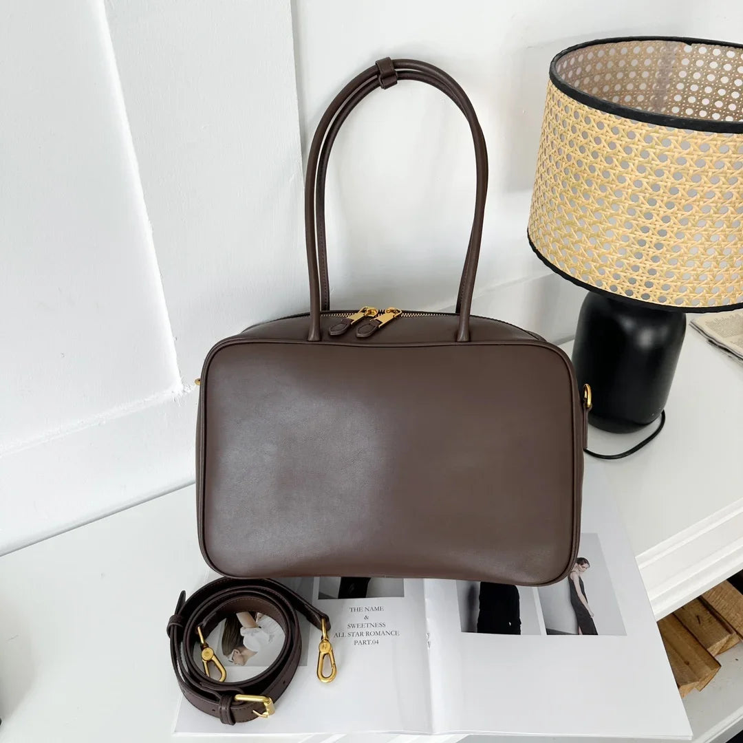 Genuine Leather Luxury Fashion Women Shoulder Bags