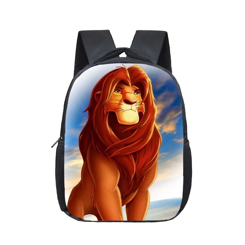 12 inch Disney The Lion King Simba Kindergarten Backpack Children School Bag Toddler Bag for Fashion Kids School Bookbags Gift