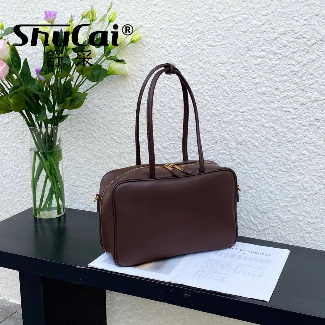 Genuine Leather Luxury Fashion Women Shoulder Bags