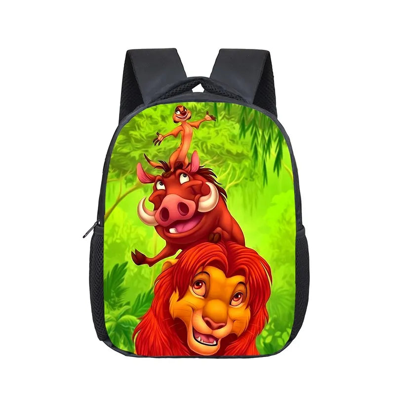12 inch Disney The Lion King Simba Kindergarten Backpack Children School Bag Toddler Bag for Fashion Kids School Bookbags Gift