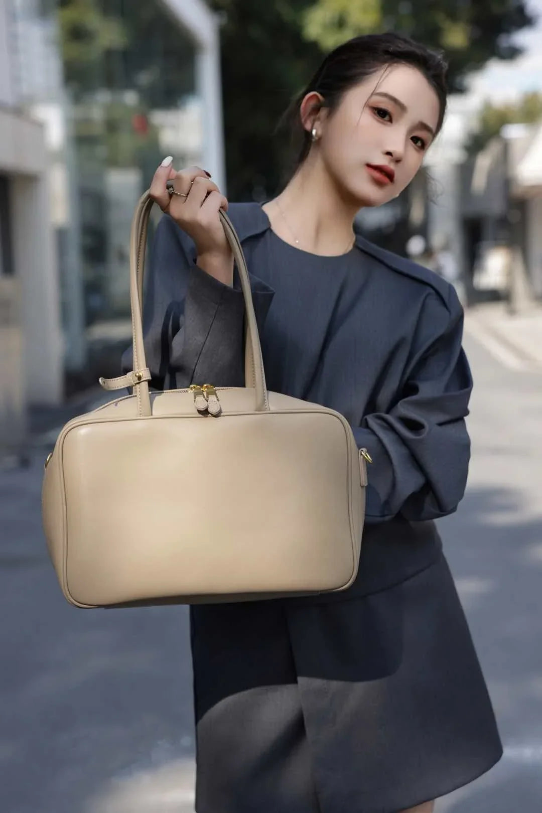 Genuine Leather Luxury Fashion Women Shoulder Bags