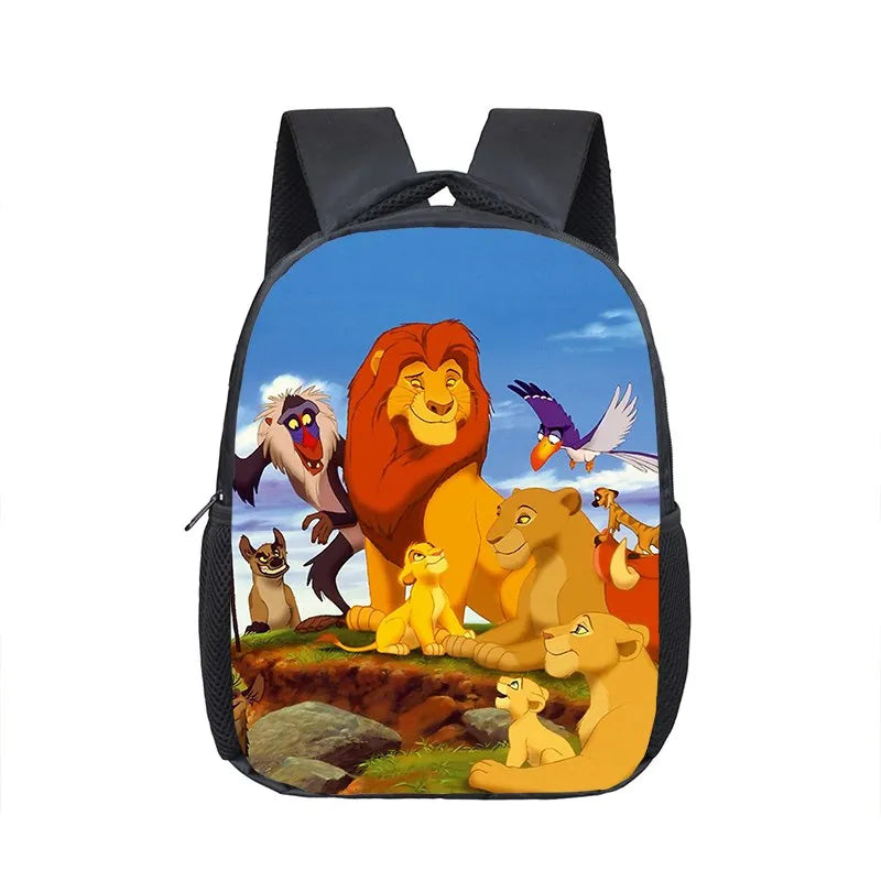 12 inch Disney The Lion King Simba Kindergarten Backpack Children School Bag Toddler Bag for Fashion Kids School Bookbags Gift
