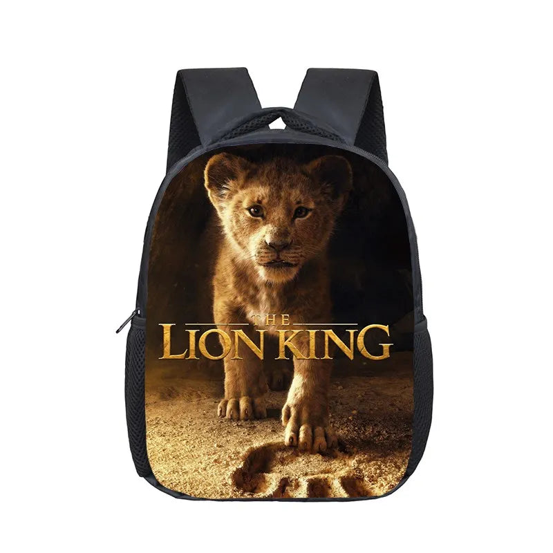 12 inch Disney The Lion King Simba Kindergarten Backpack Children School Bag Toddler Bag for Fashion Kids School Bookbags Gift