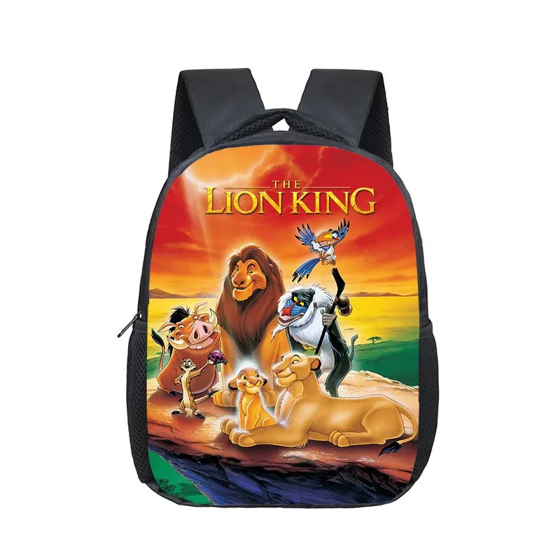 12 inch Disney The Lion King Simba Kindergarten Backpack Children School Bag Toddler Bag for Fashion Kids School Bookbags Gift