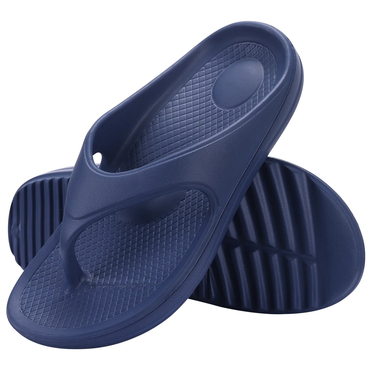 Shevalues Women's Orthopedic Sandals Fashion Beach Flip Flop Summer Outdoor Soft Sandals With Arch Support Home Bathroom Slides