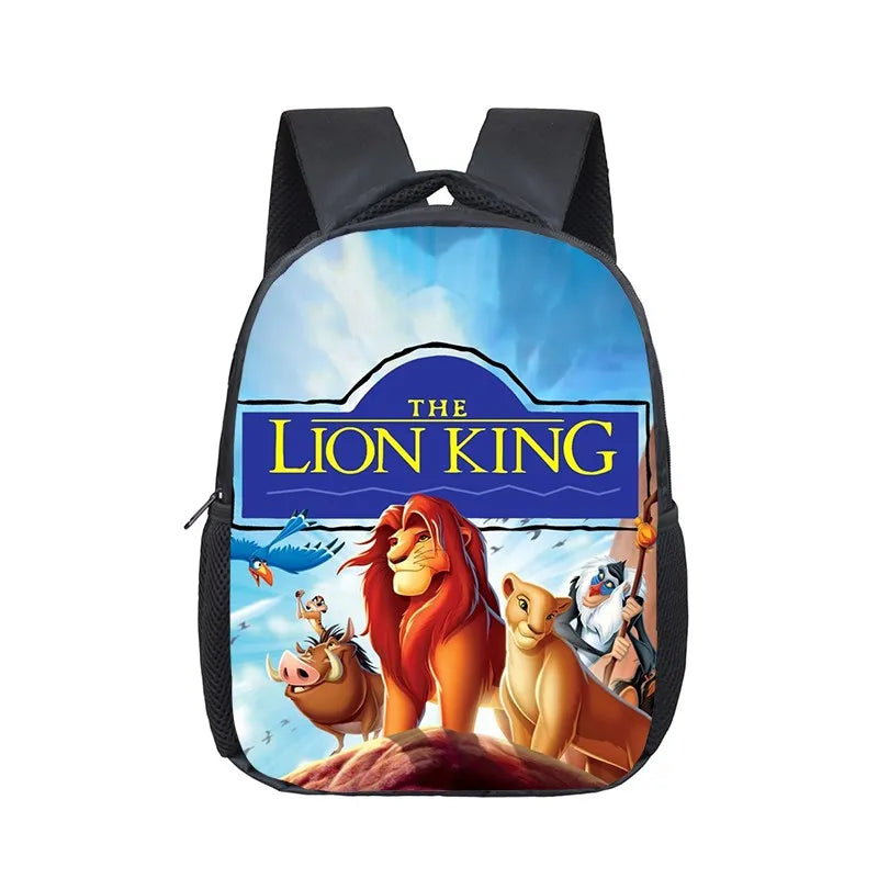 12 inch Disney The Lion King Simba Kindergarten Backpack Children School Bag Toddler Bag for Fashion Kids School Bookbags Gift