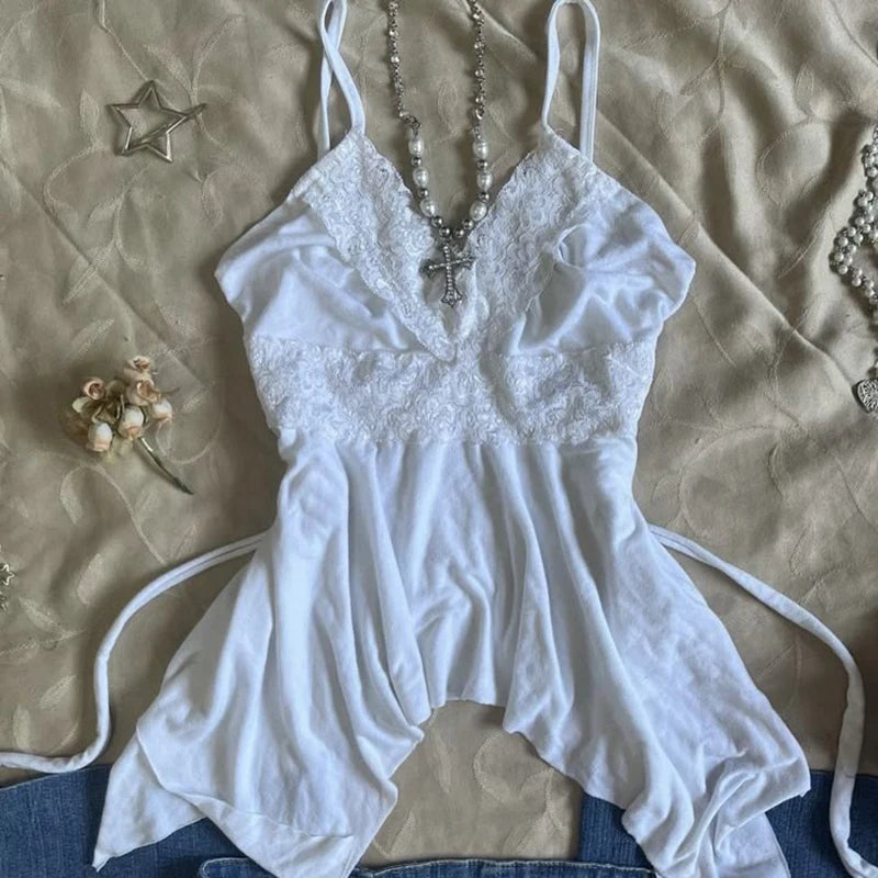 Cool Punk Harajuku Lace Cami
