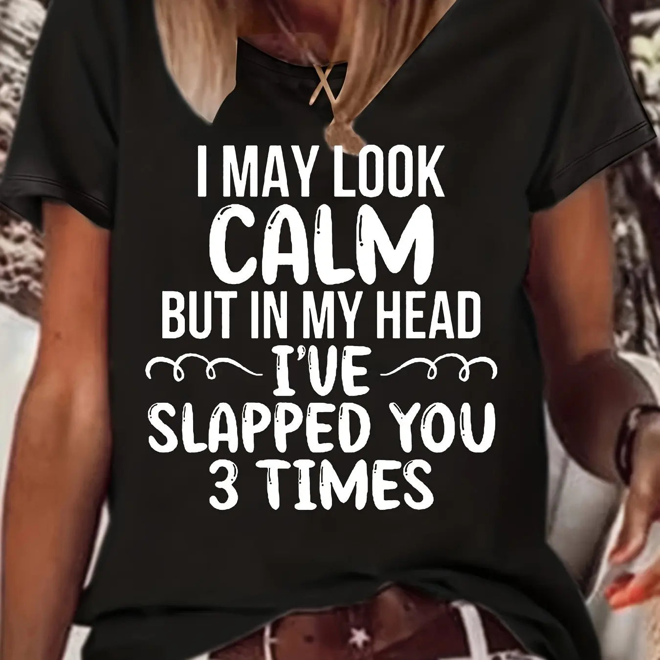 Letter Print T-shirt, Casual Crew Neck Short Sleeve Summer T-shirt, Women's Clothing