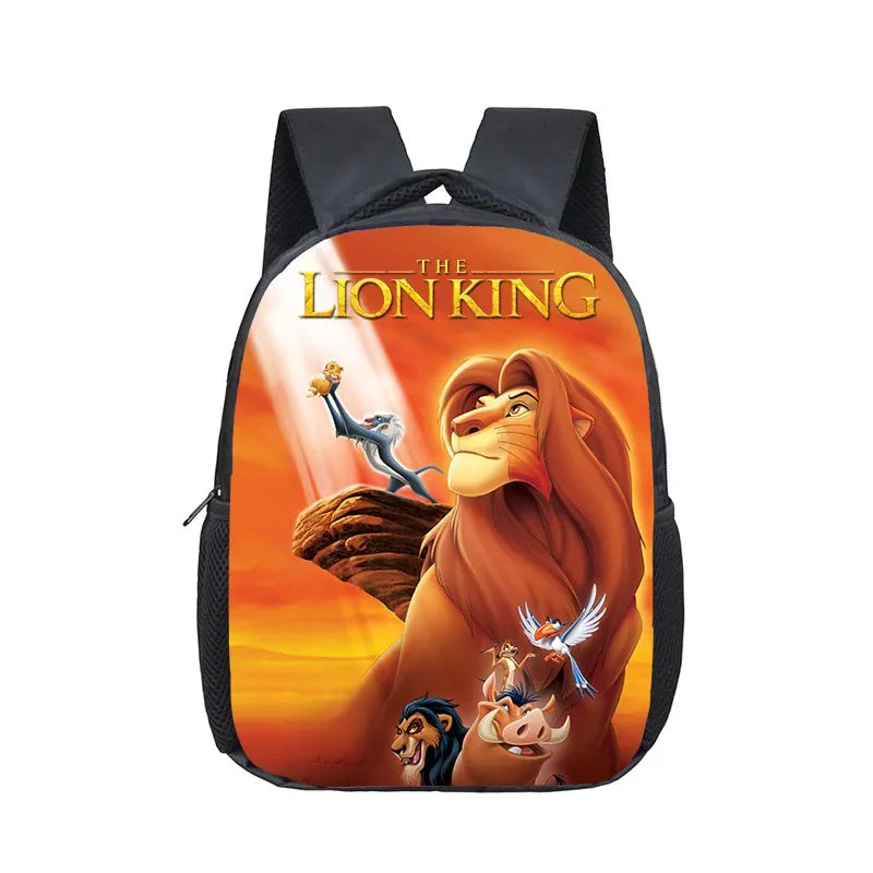 12 inch Disney The Lion King Simba Kindergarten Backpack Children School Bag Toddler Bag for Fashion Kids School Bookbags Gift