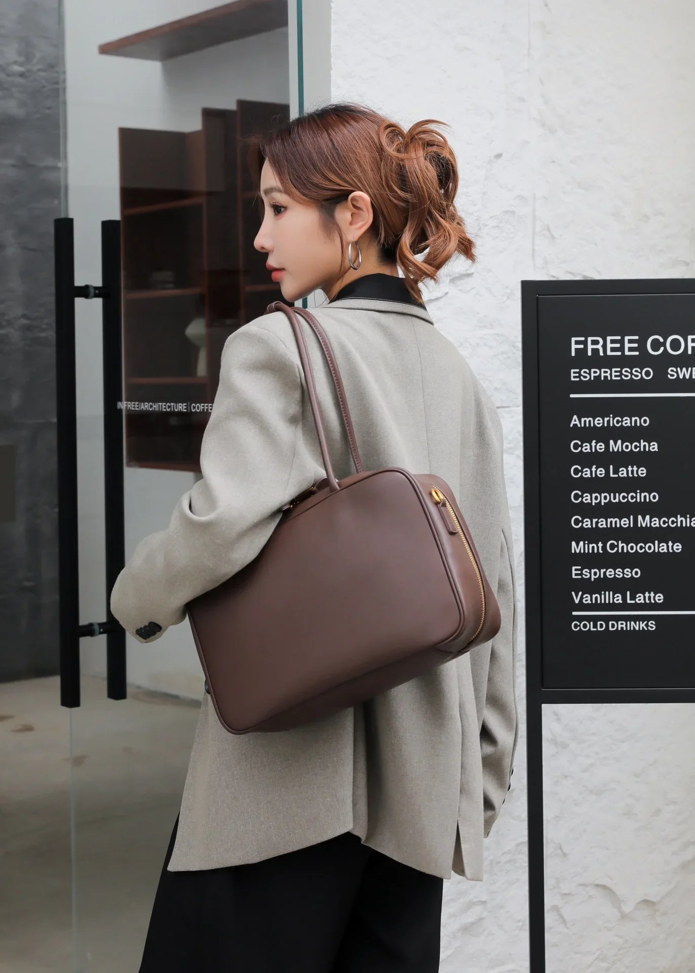 Genuine Leather Luxury Fashion Women Shoulder Bags