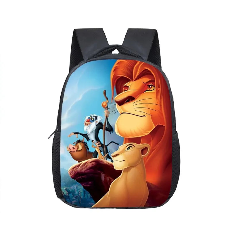 12 inch Disney The Lion King Simba Kindergarten Backpack Children School Bag Toddler Bag for Fashion Kids School Bookbags Gift