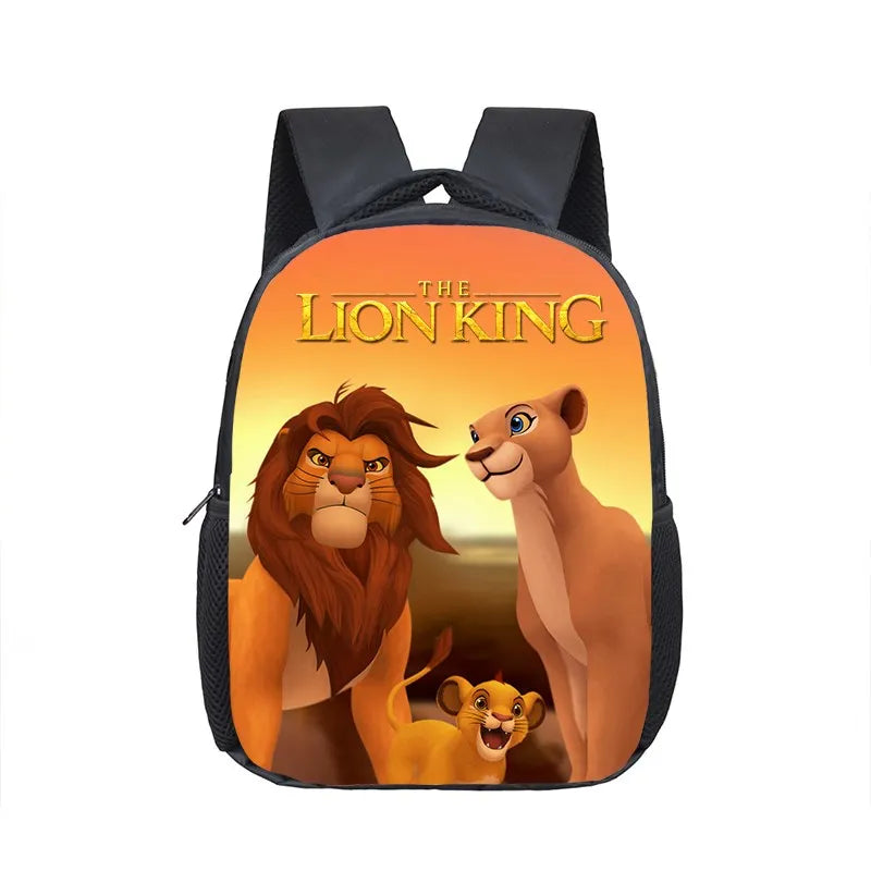 12 inch Disney The Lion King Simba Kindergarten Backpack Children School Bag Toddler Bag for Fashion Kids School Bookbags Gift